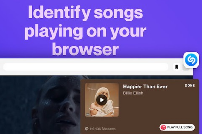 2月17日Shazam通过新扩展为Chrome带来音乐识别功能